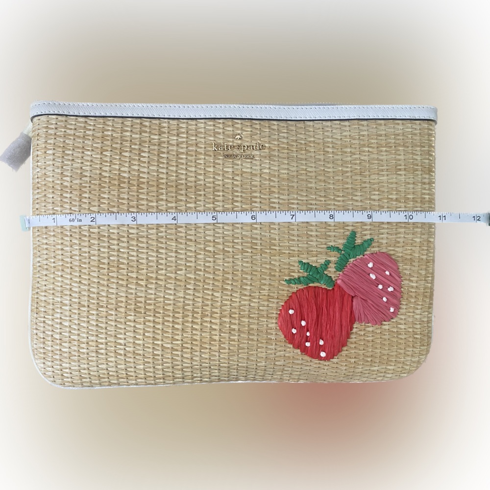 NWT โ ๏ธ Kate Spade โ ๏ธ Picnic In The Park Large Zip Pouch - Picture 3 of 6